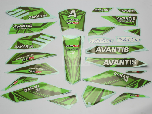 Набор наклеек Avantis Dakar Набор наклеек Avantis Dakar