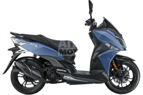 Скутер SYM Jet 14 200 матовый сине серый Скутер SYM Jet 14 200 матовый сине серый