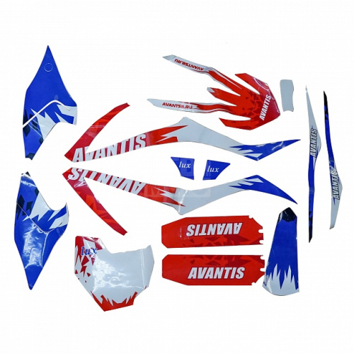 Комплект наклеек pitbike Avantis Lux Комплект наклеек pitbike Avantis Lux